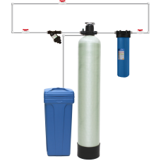 Гейзер Система для обезжелезивания-умягчения воды с ручной промывкой  WS1252/М77 (Экотар В)